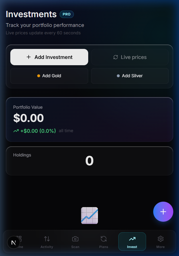 Essara investments screen
